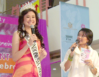  Indonesia on Miss Indonesia 2008  Sandra Angelia Memberikan Tips Seputar Kecantikan